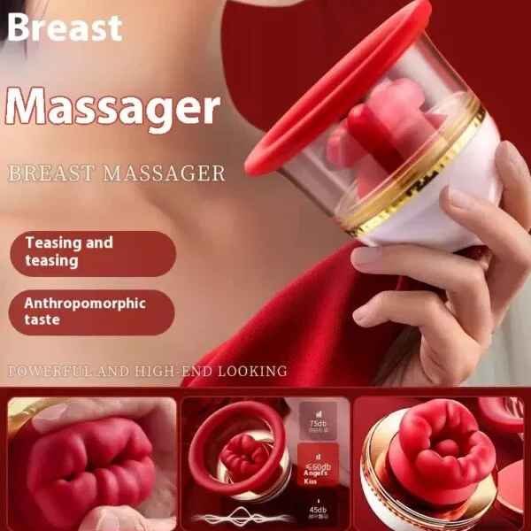 Female Breasts Masturbator Sex Toys Nipple Massager Breast Licking Breast Shake Milk Clamp Breast Clip Adult Toys