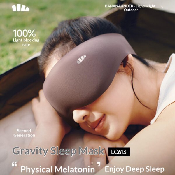 Jiaoxia Gravity Sleep Aid Eye Mask Zero Pressure Design Men's and Women's Eye Fatigue Relief Blocking Eye Mask