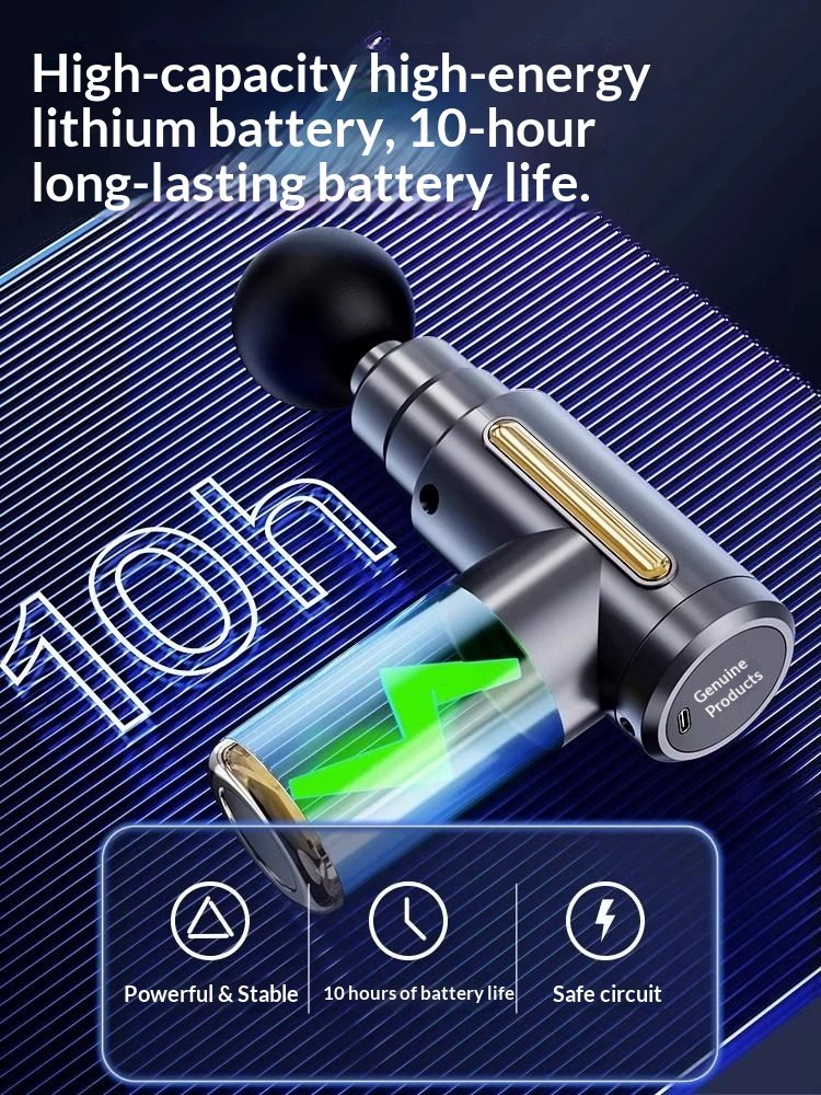 Fascia Gun Muscle Relaxation Massager for Men and Women Mini Multifunctional Neck Membrane Gun Fascia Gun Electric Professional Grade - Image 5