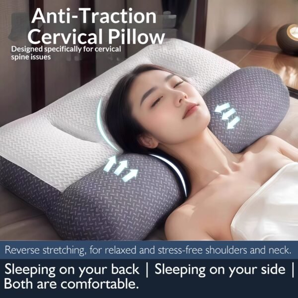 Popular partition sleep, anti-traction pillow, soybean fiber pillow, cervical spine pillow core, knitted home student dormitory pillow