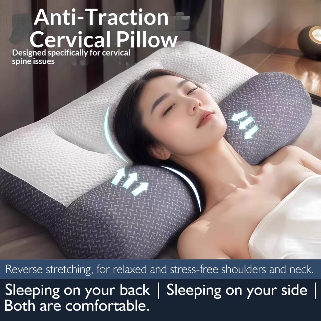 Popular partition sleep, anti-traction pillow, soybean fiber pillow, cervical spine pillow core, knitted home student dormitory pillow