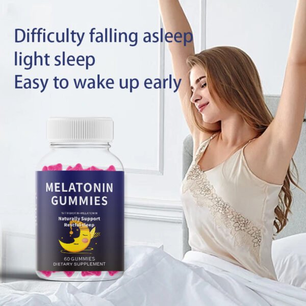 Cross-border foreign trade hot-selling products Melatonin Gummies melatonin gummies deep sleep Amazon hits