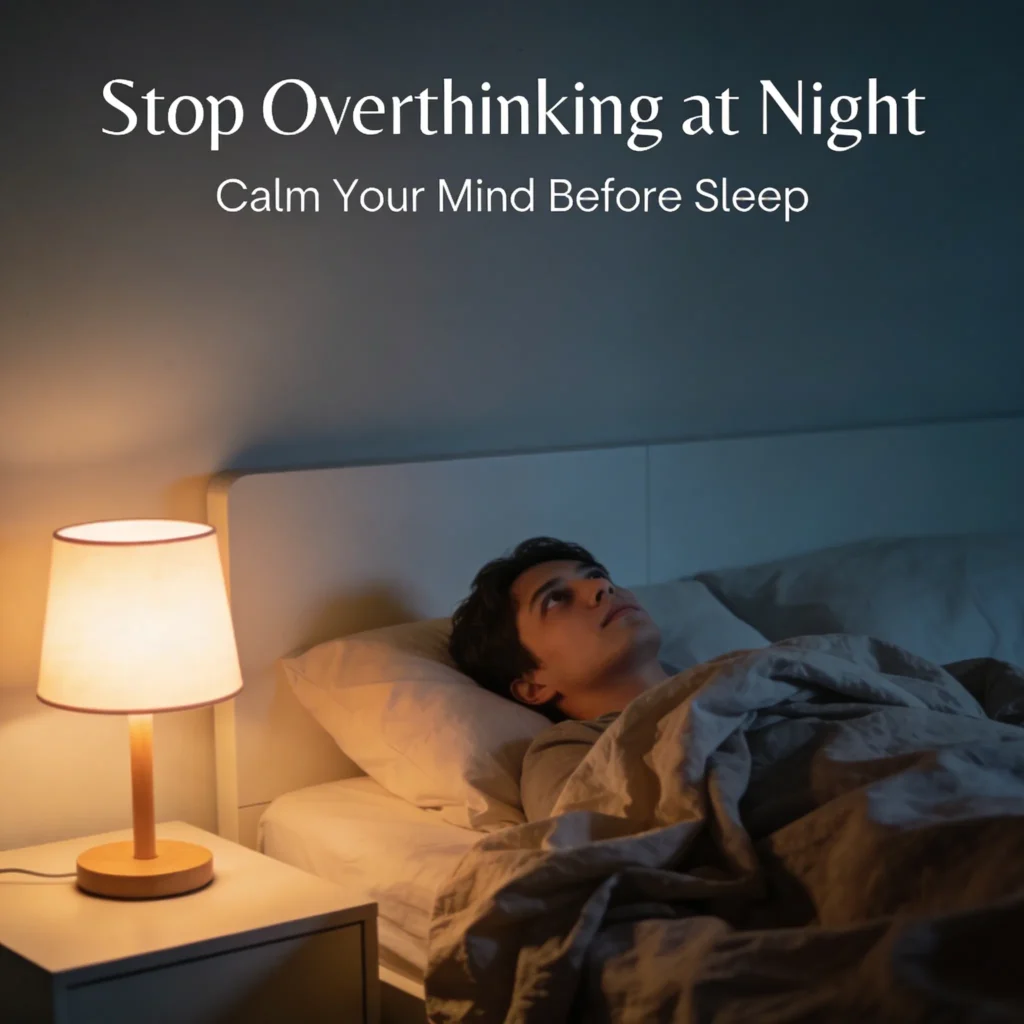 overthinking at night can’t fall asleep