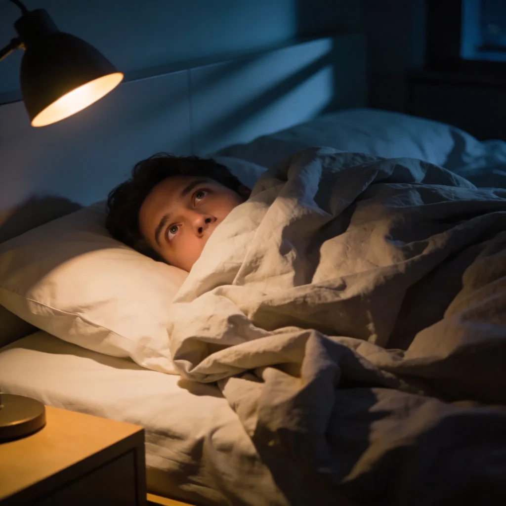 overthinking at night can’t fall asleep