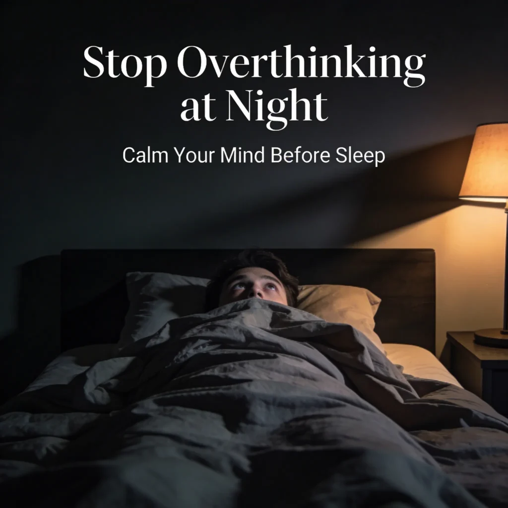 overthinking at night can’t fall asleep