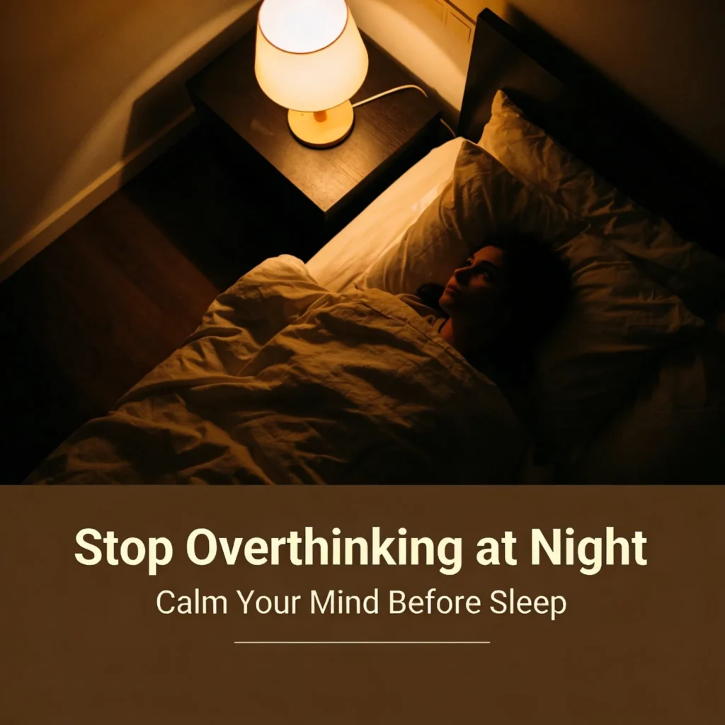 overthinking at night can’t fall asleep