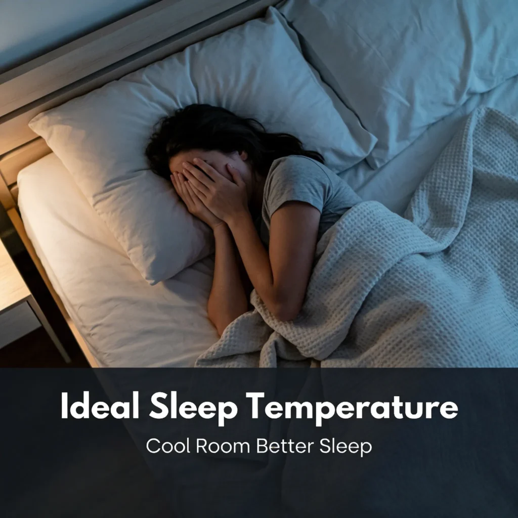 ideal sleep temperature bedroom too warm