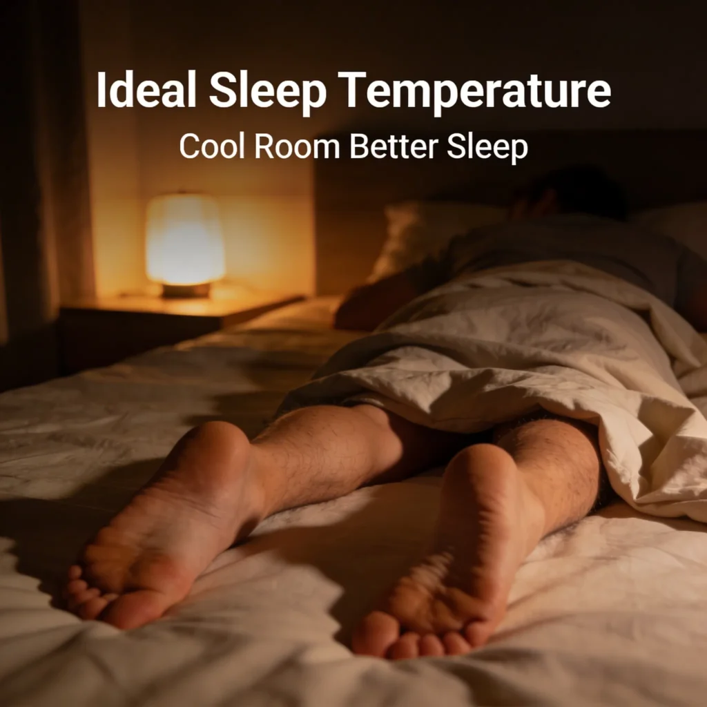 ideal sleep temperature bedroom too warm