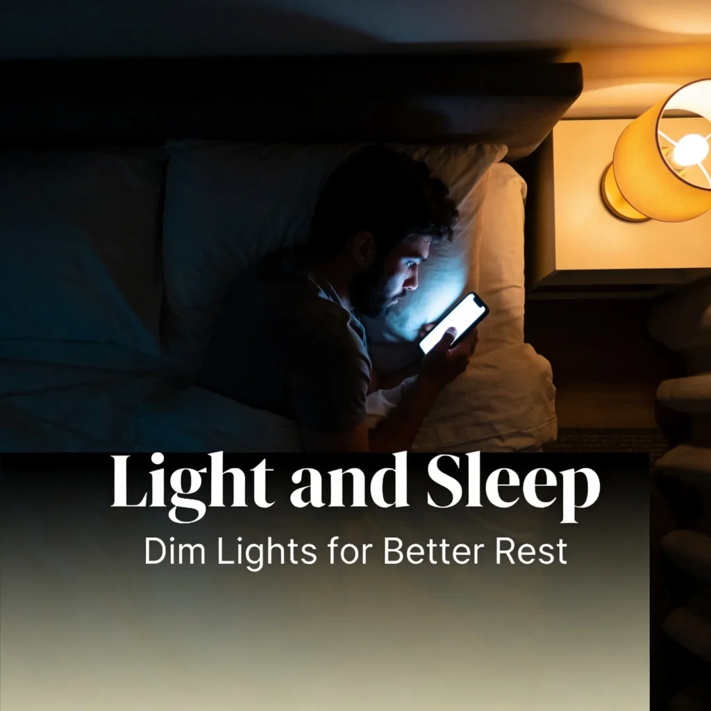 blue light sleep phone at night