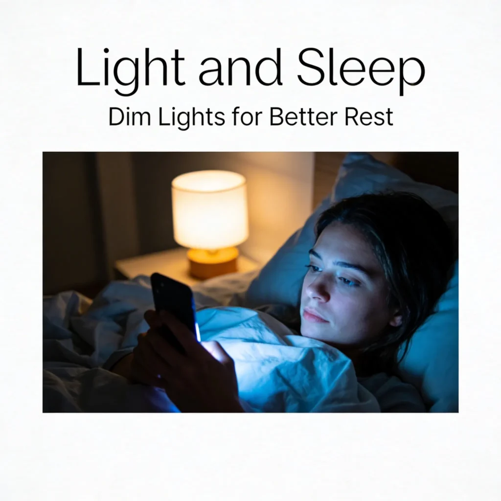 blue light sleep phone at night