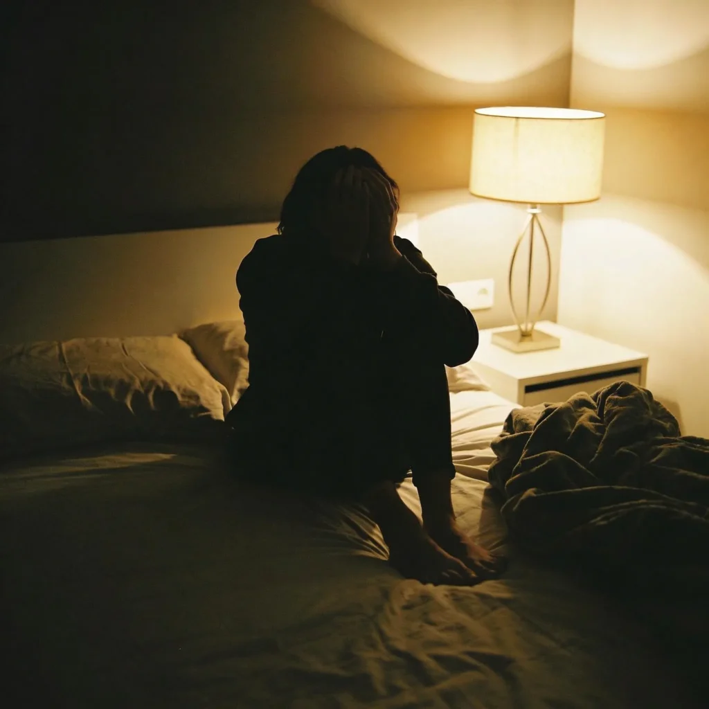 stress affects sleep can’t sleep at night