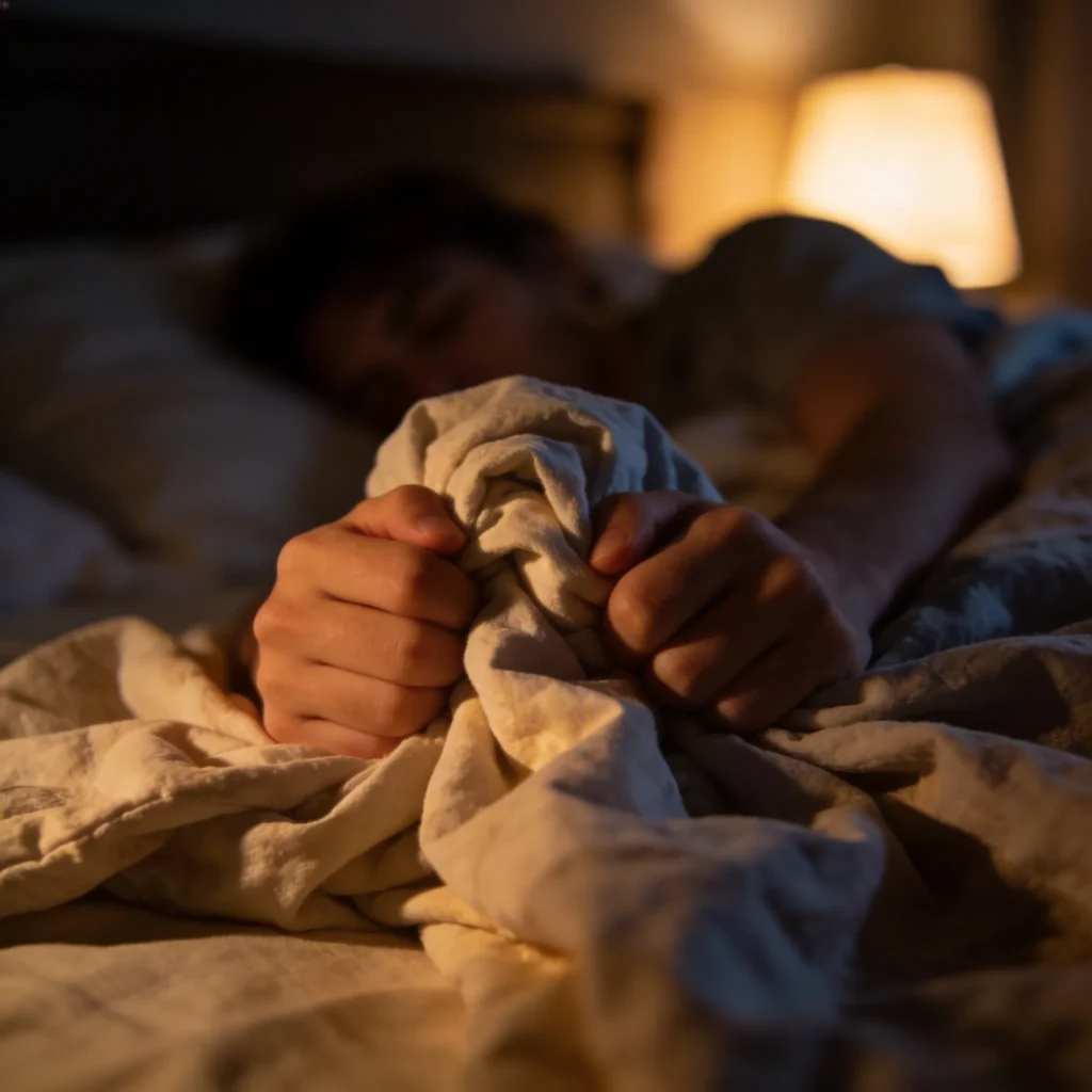 stress affects sleep can’t sleep at night