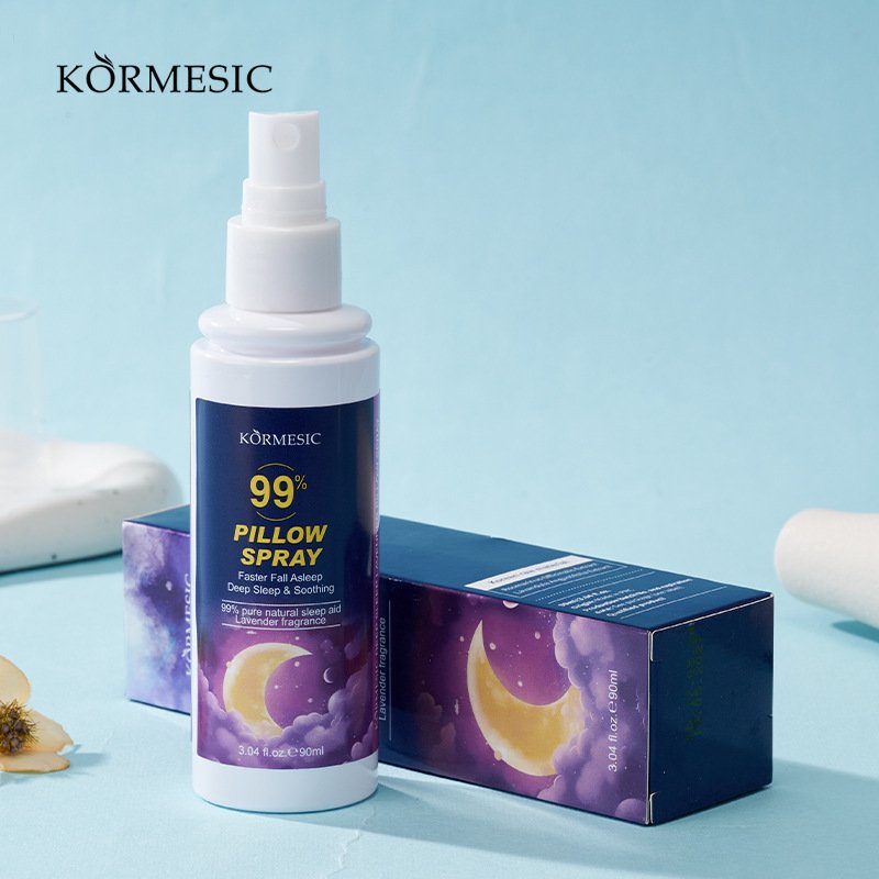 KORMESIC Restful Sleep Lavender Pillow Spray, natural aromatherapy mist for better sleep, stress relief and deep relaxation