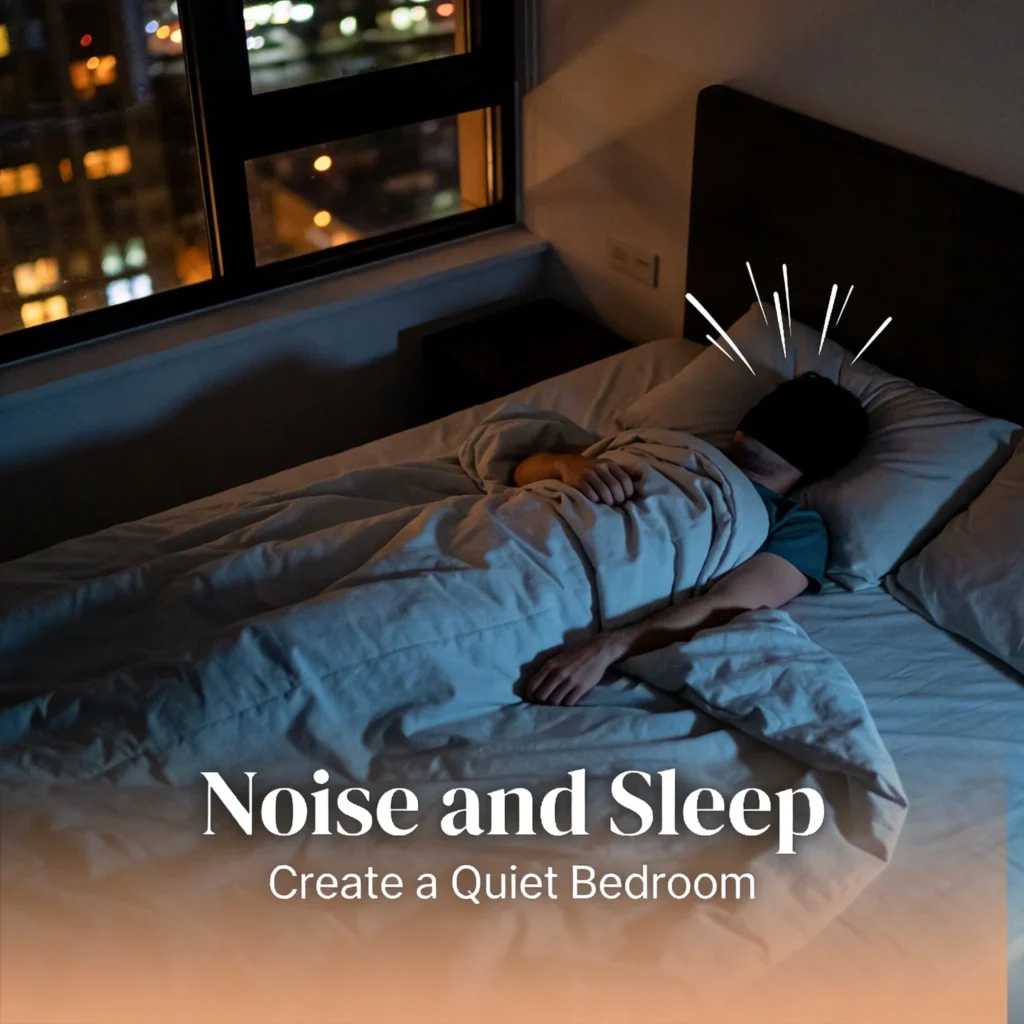noise disrupts sleep light sleeper at night